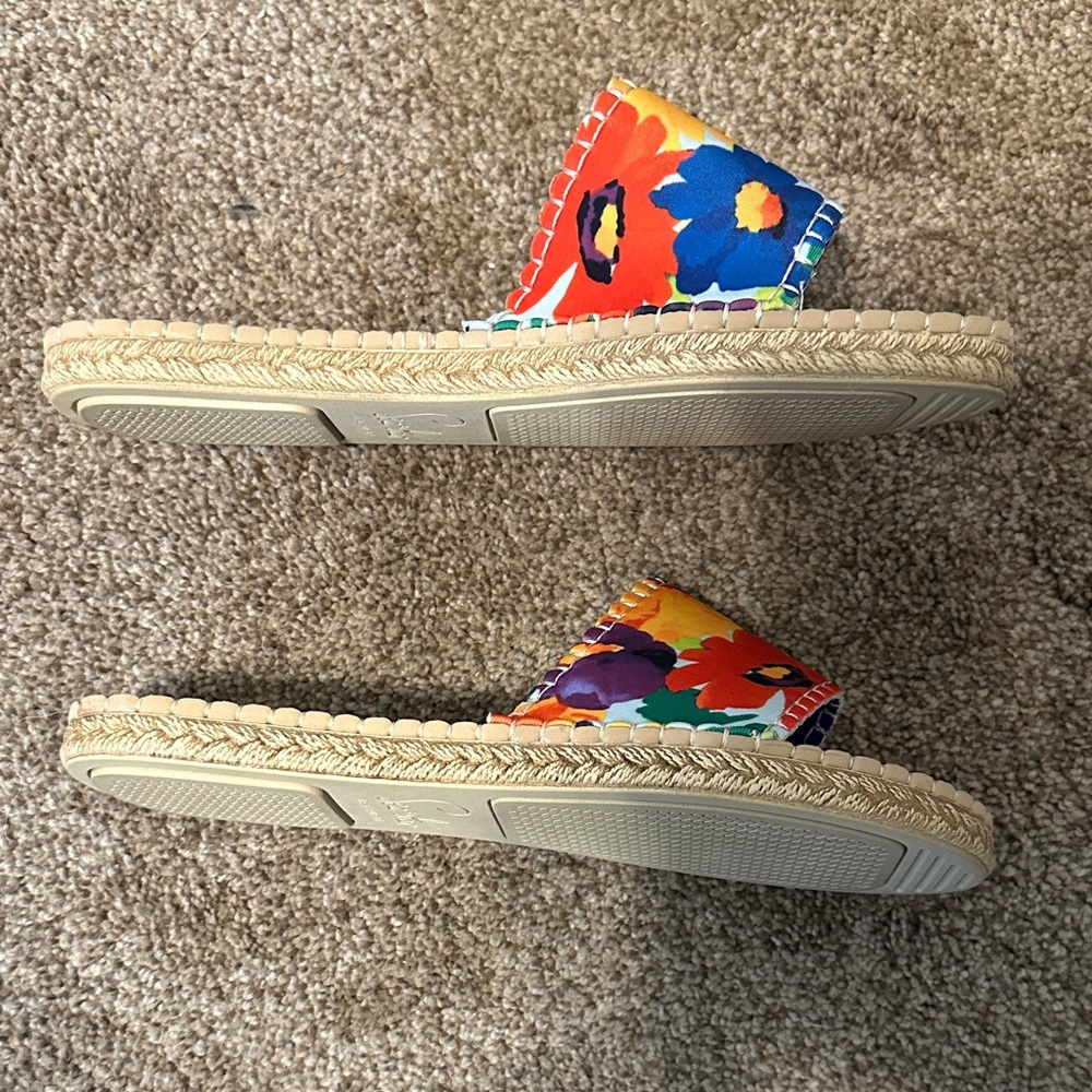 Colorful Floral Slide Sandals - Picture 4 of 8